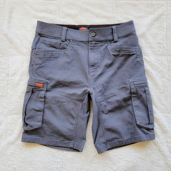 Men's Gray Cargo Shorts - Picture 2 of 6